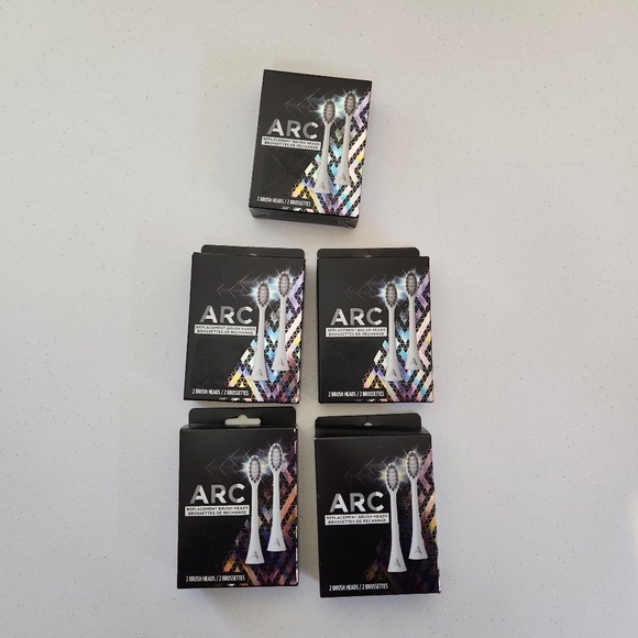 arc Other - LOT 5 ARC Replacement Toothbrush Heads Oral Care Electric Sonic Brush WHITE NEW